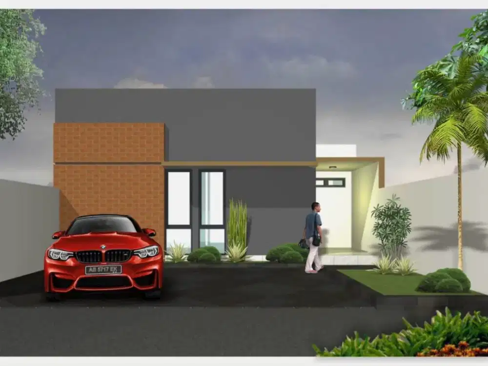 RUMAH MURAH DESAIN MODERN DEKAT SMA N 2 NGAGLIK