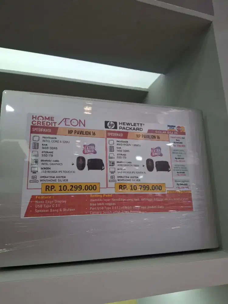 Laptop H0 PAVILION 16 Promo 0%