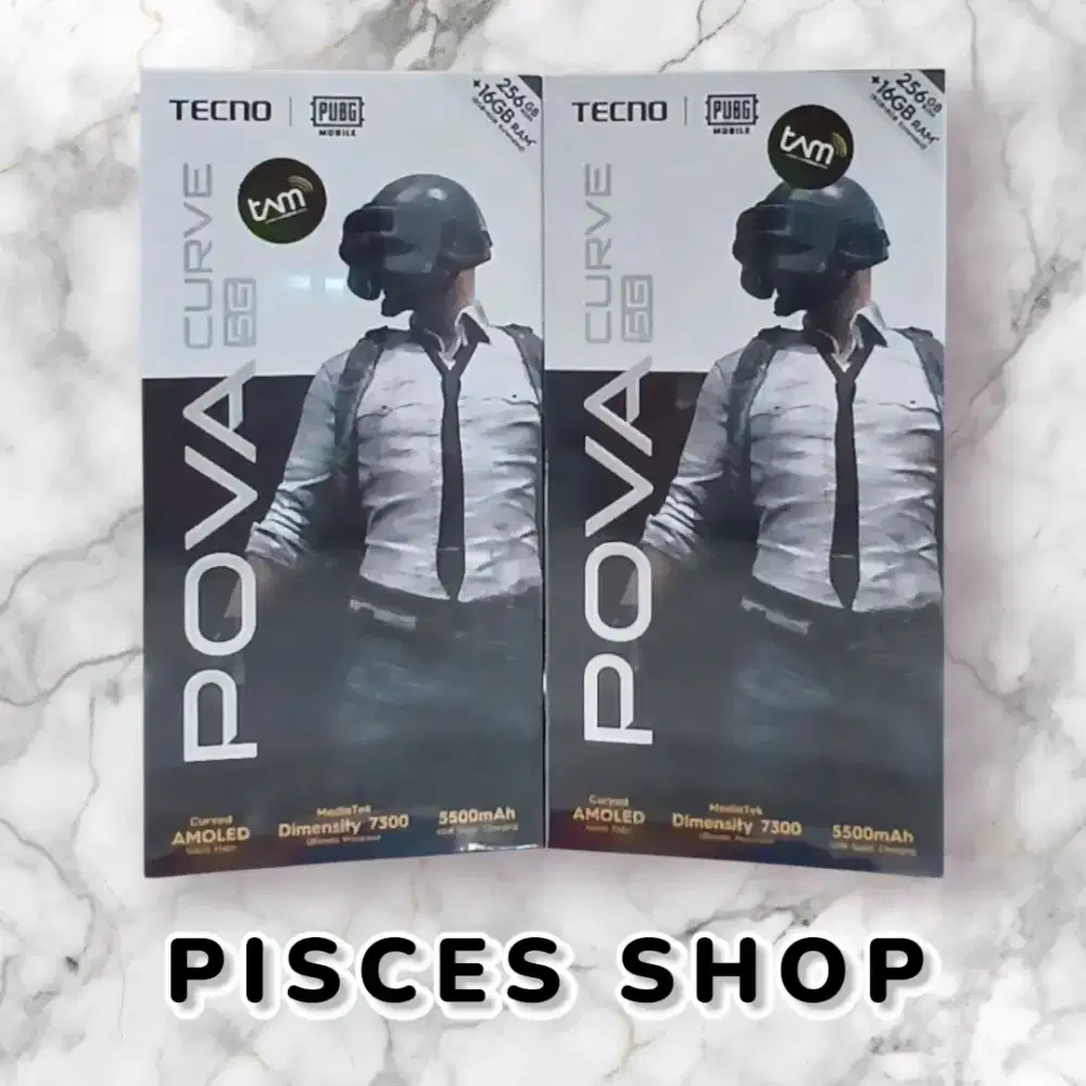 TECNO POVA CURVE 5G  RAM 8/256 NEW Segel Garansi Resmi 1 Tahun