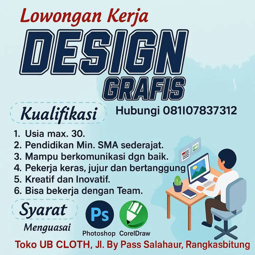 Lowongan Kerja Desain Grafis di Rangkasbitung