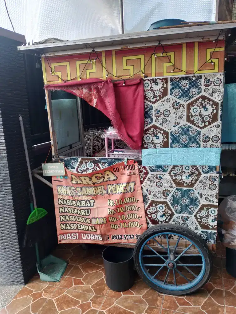 Rombong aluminium tebal