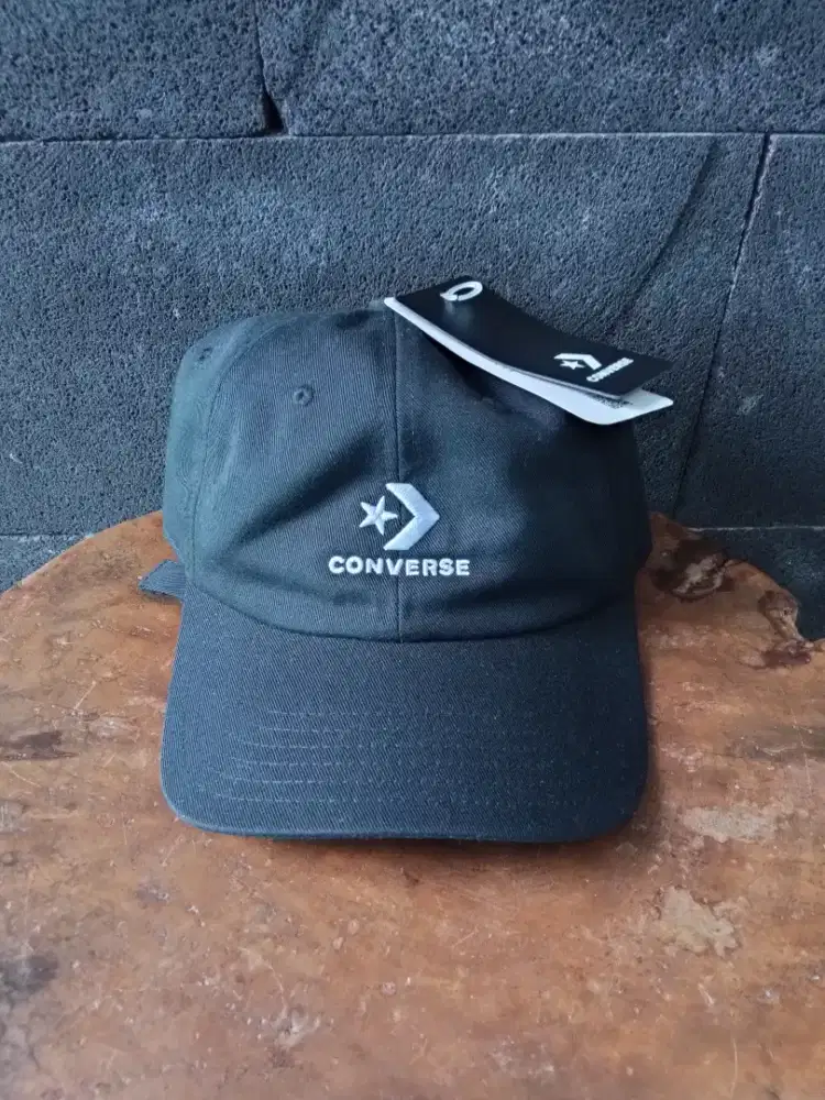 Topi Converse Small Logo Hitam