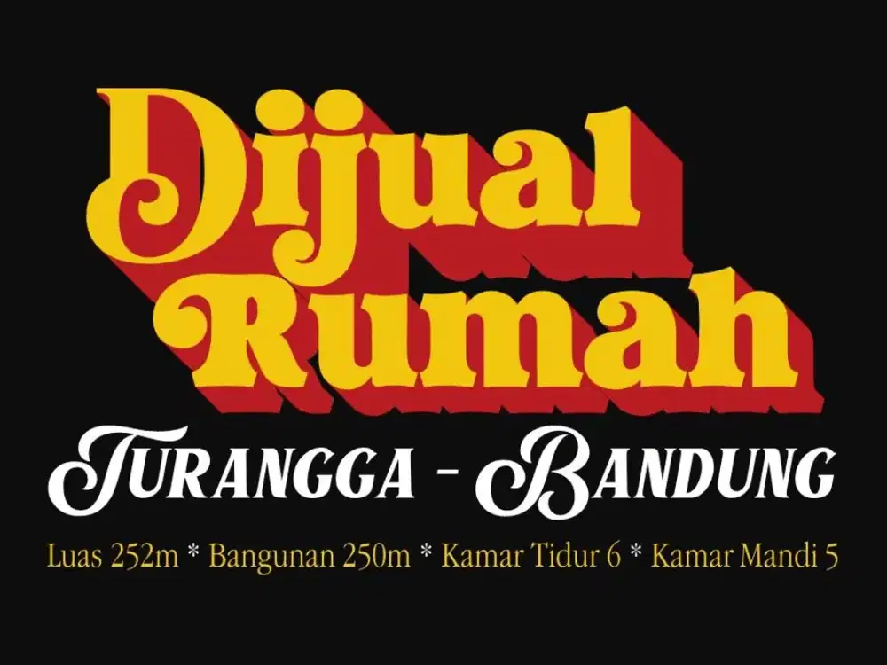JUAL RUMAH MURAH AREA, TURANGGA, BUAH BATU, BATUNUNGGAL, LENGKONG,
