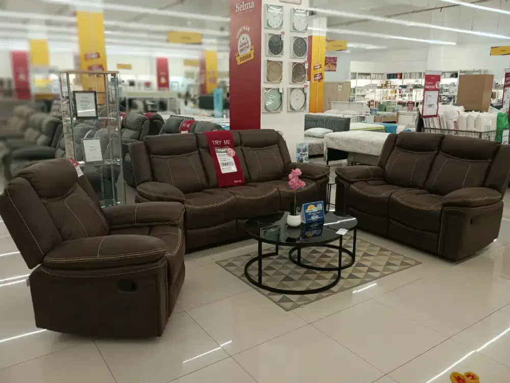 Turun harga sofa set Winchester recliner