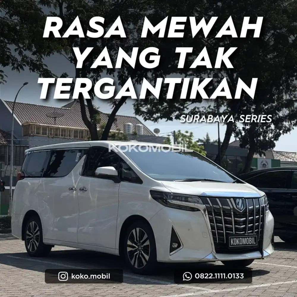[KM 22RB] TOYOTA ALPHARD 2.5 G AT 2022