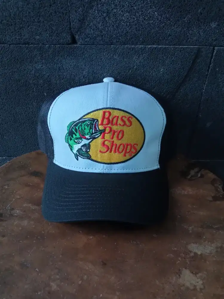 Topi Trucker Bass Pro Shops Twotone