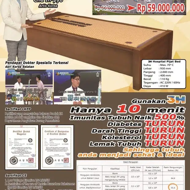 Kasur therapy electrik