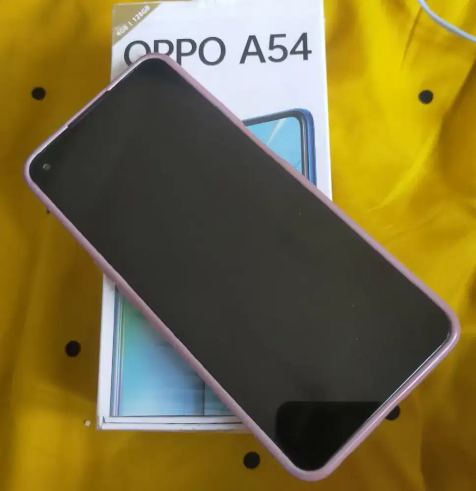 Oppo A54 Dus Charger Biru