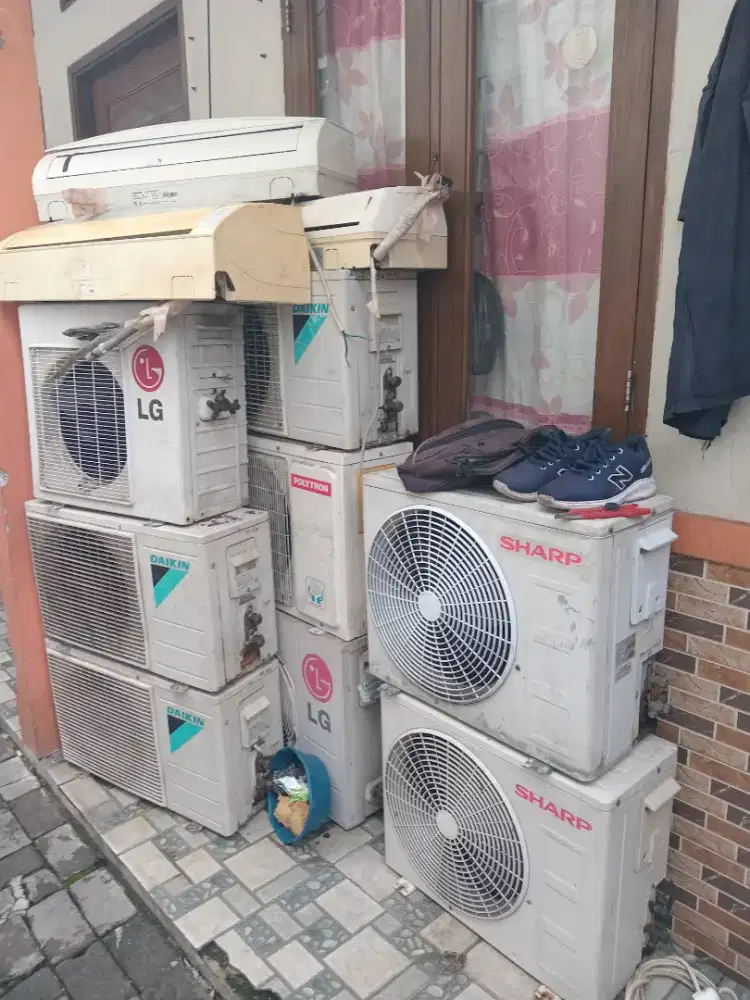 Terima ac bekas mati rusak dll
