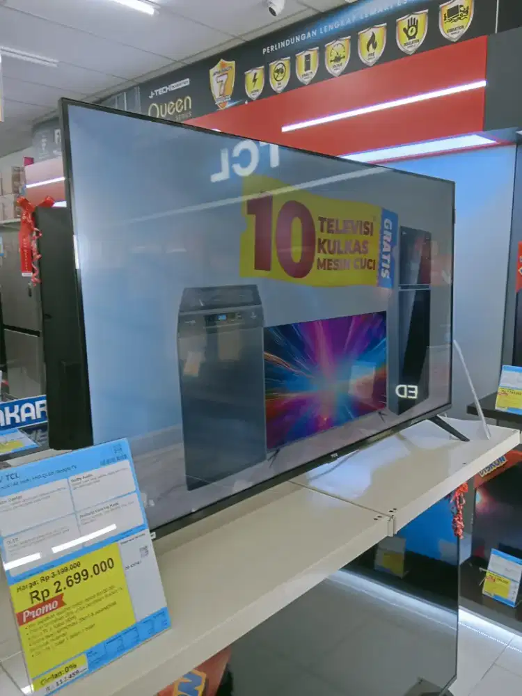 Promo Cicilan 0% QLED Google TV TCL 40 inch