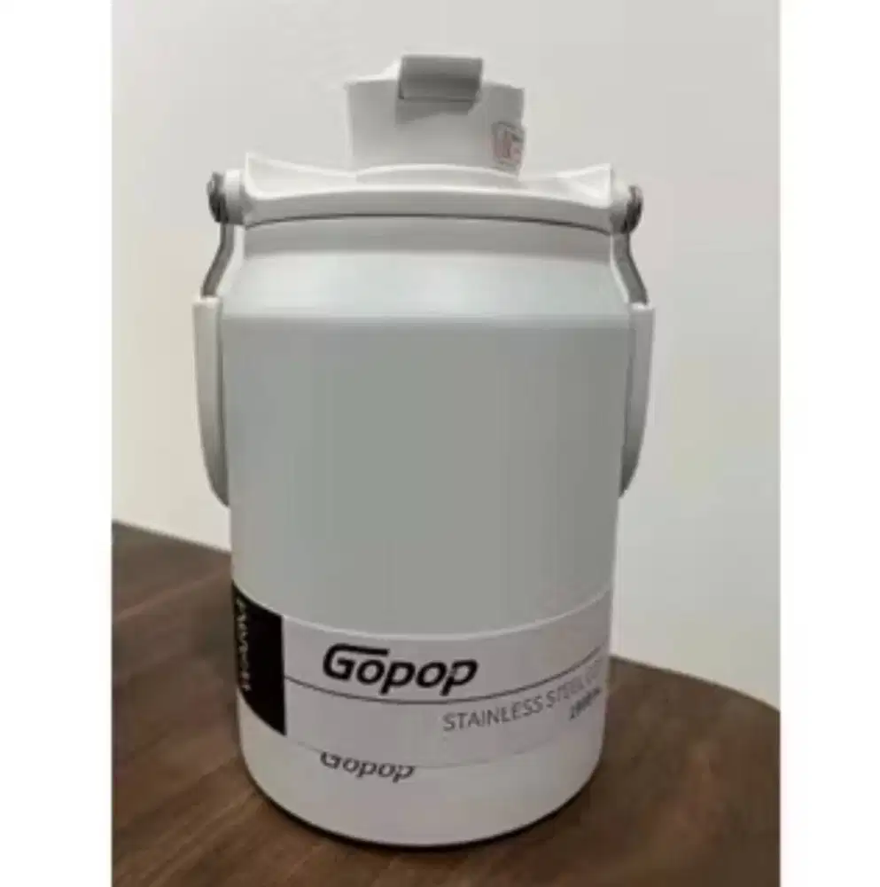 Tumbler vacuum Flask Sedot stainless 1900 ML GOPOP SUS304