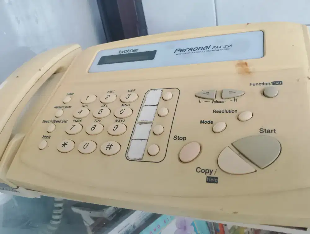 Mesin fax, sudah jarang ada