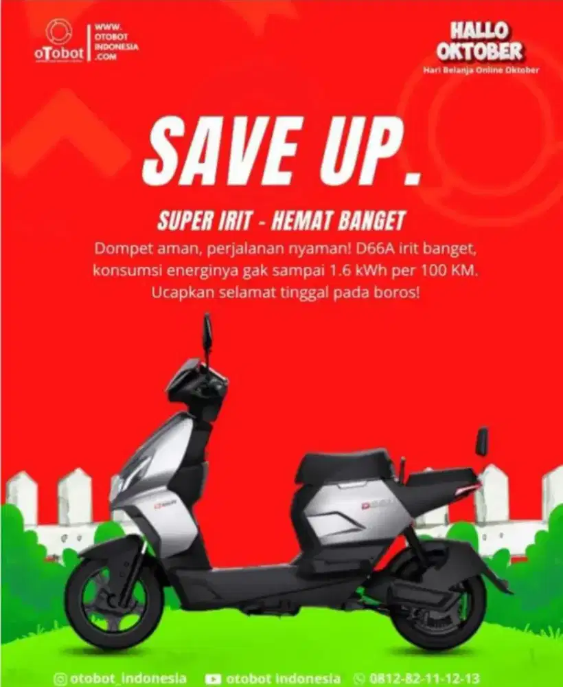 SHOROOM RESMI SEPEDA DAN MOTOR LISTRIK OTOBOT UWINFLY RANGKASBITUNG