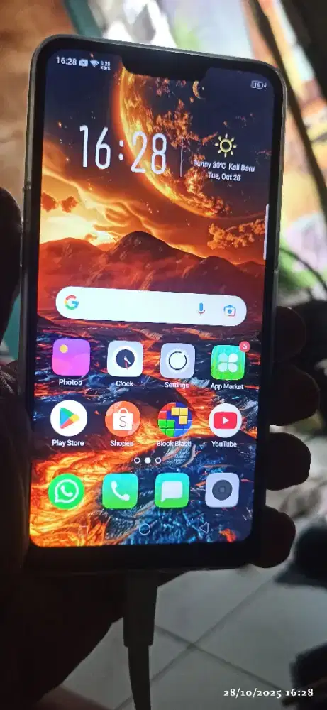 OPPO A3S BLUE KONDISI ISTIMEWA