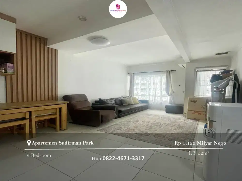 Dijual Apartement Sudirman Park 2BR Full Furnished Tower B