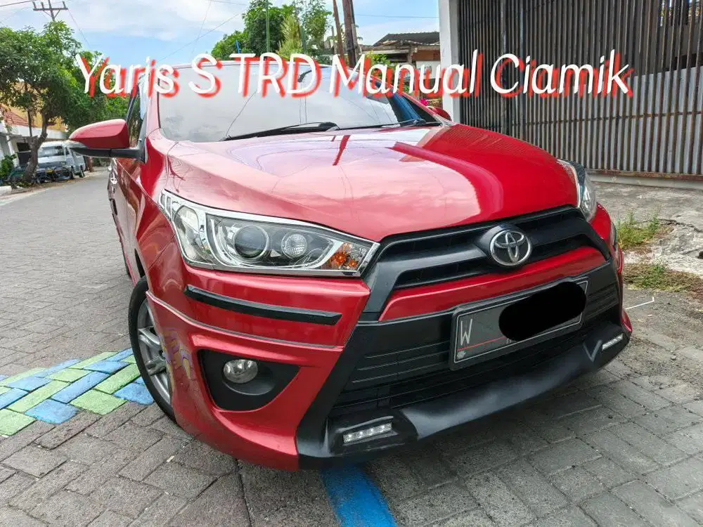 Toyota Yaris 2016 Pmk 2017 manual Mt All New Yaris S TRD manual merah