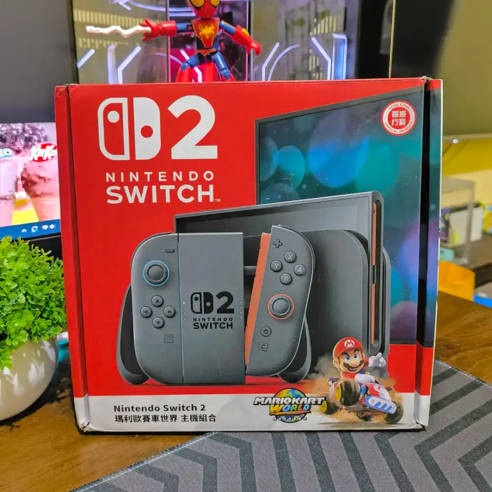 NINTENDO SWITCH 2 CONSOLE MULUS FULLSET + GAME STREET FIGHTER 6