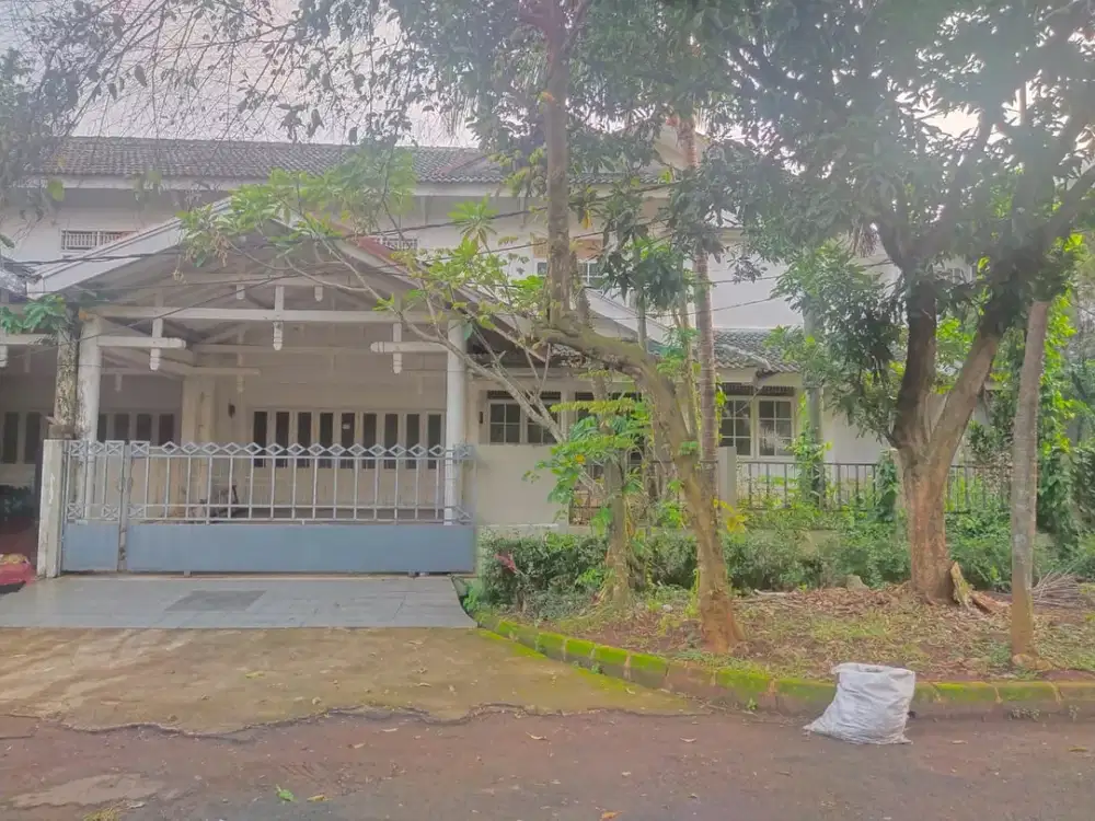 OBRAL Rumah Tua SUPER LUAS, ROW 4 Mobil PUAS, Bintaro Sektor 9 BXC Sudimara