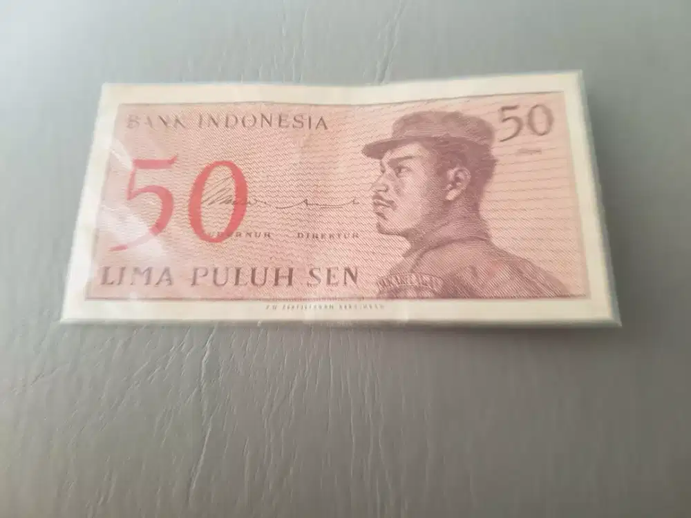Uang Kertas 50 Sen th 1964