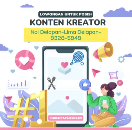 Lowongan Kerja: Content Creator – Tim Inhouse