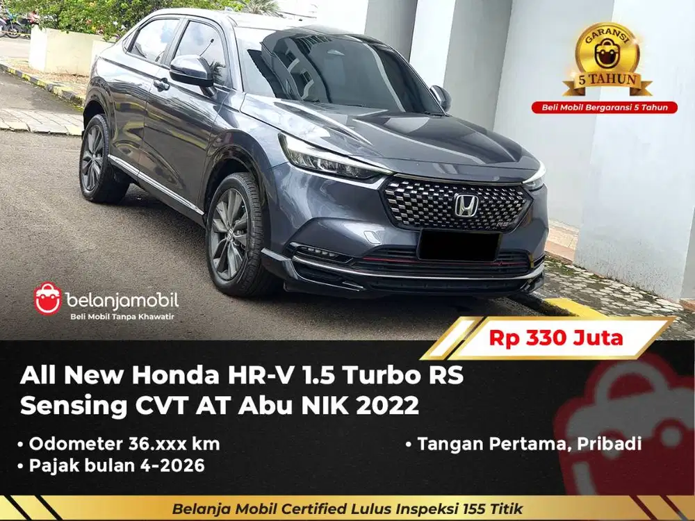 [ GARANSI 5TH ] Honda HRV HR-V HR V 1.5 Turbo RS Sensing 2022/2023