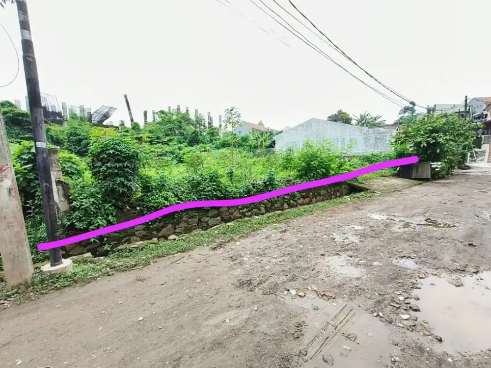 Tanah dijual cepat strategis 5.2jt(500m²)Ciracas Jaktim