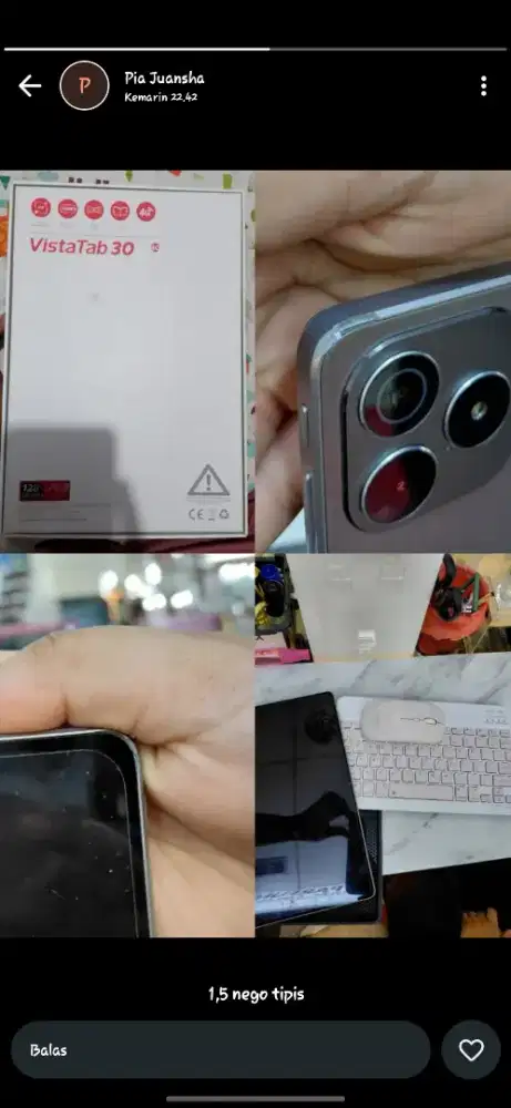 Vistatab itel pemakaian sendiri