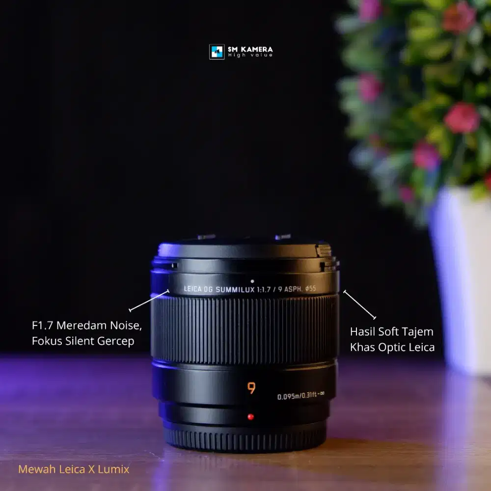 Mewah | Lensa Leica Lumix 9mm F1.7 DG Summilux MFT Mounting