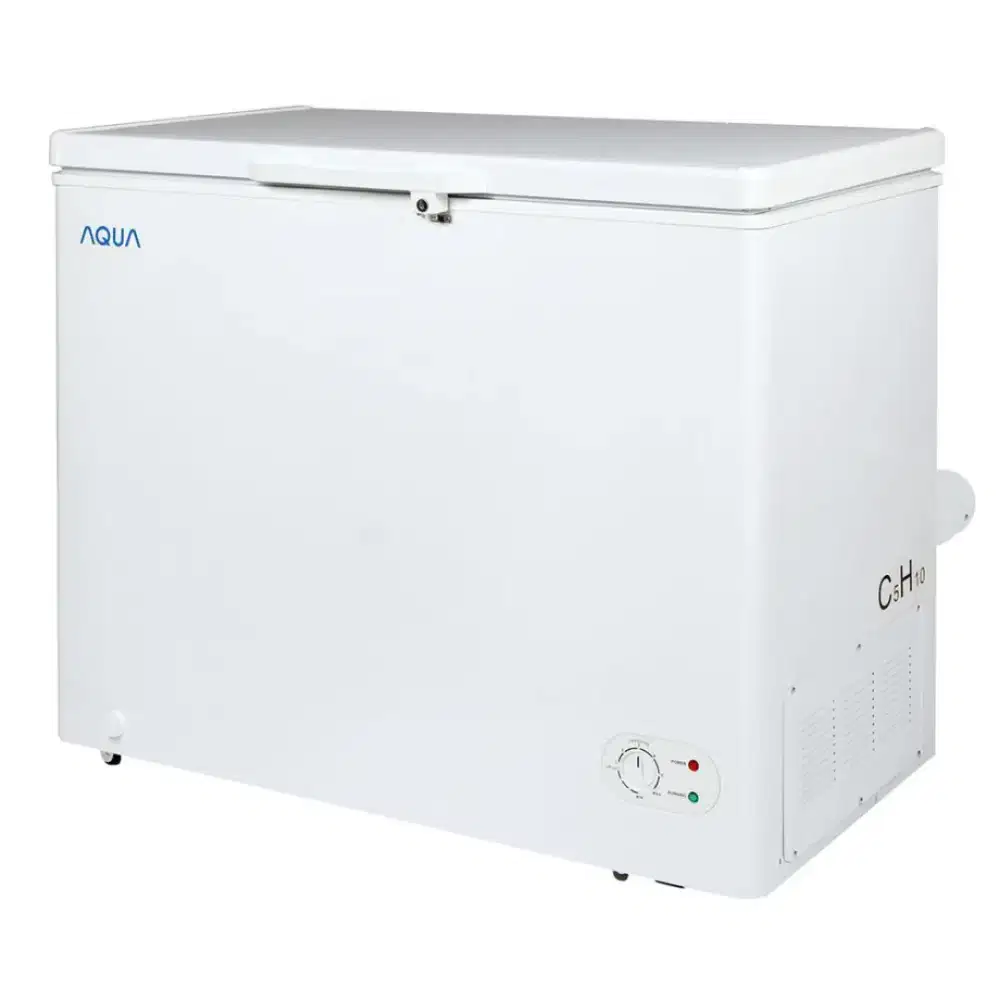 Bisa Cicilan.Aqua Freezer Box 202L ~Chest Freezer AQF-200(W) 202 Liter