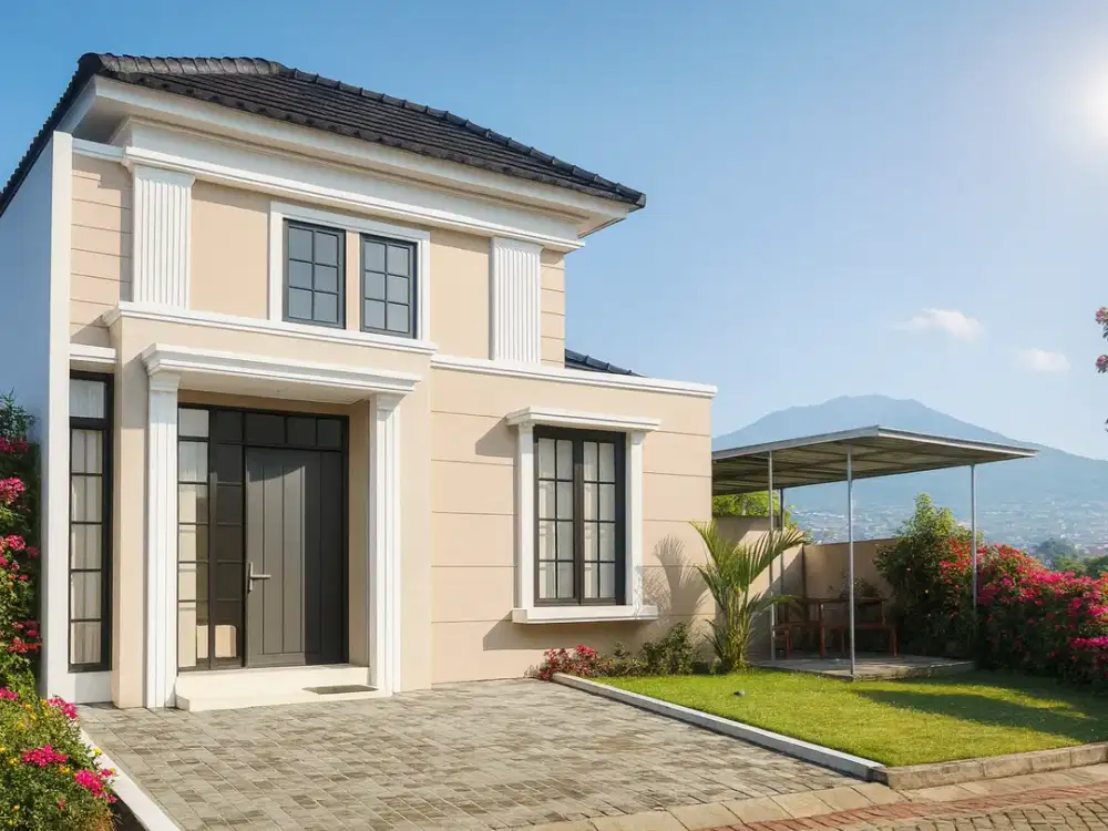 Hunian Adem di Batu – Plafon Tinggi, View Indah, SHM & PBG Ready