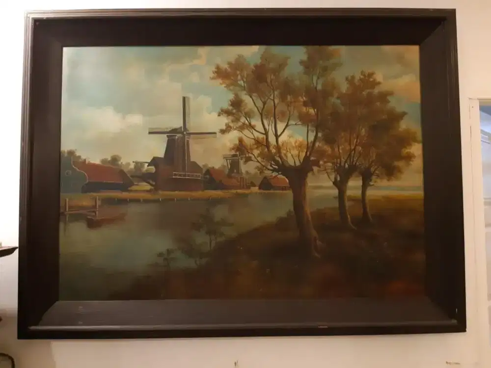 Lukisan Tua thn 1600an Asli Jan Van Goyen