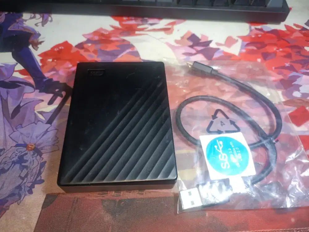 HDD 4TB External WD Mypassport Original 100% Sentinel 100/100 No Kotak