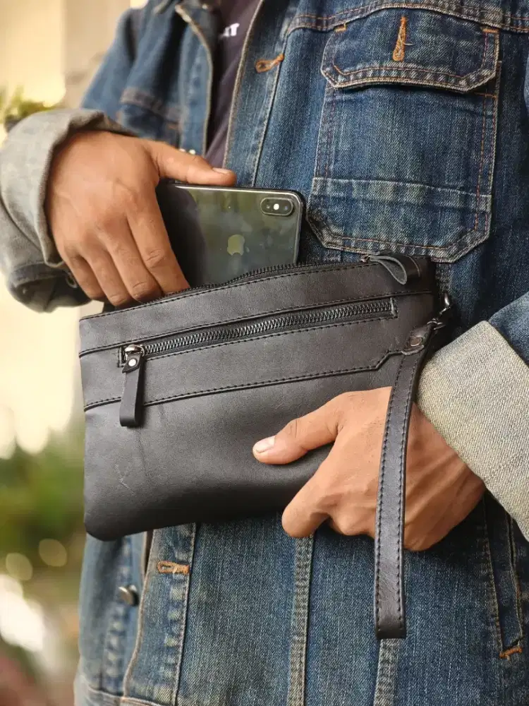 HANDBAG PRIA KULIT SAPI