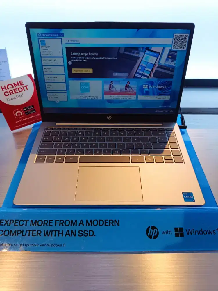 Notebook HP  14EP0321TU Core i3
Cicilan mulai dari 500 ribuan  aja ...