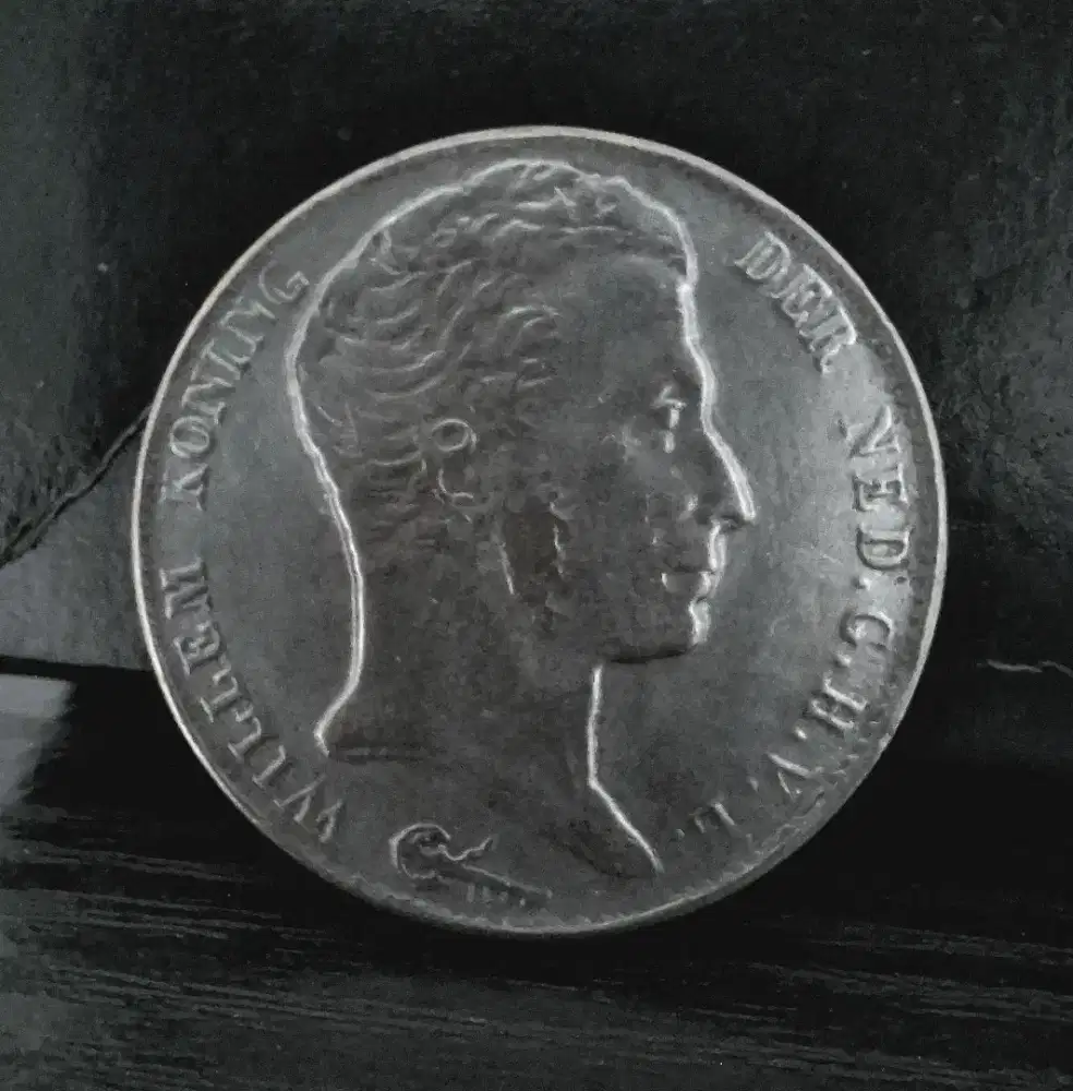 Koin 3 gulden tahun 1818