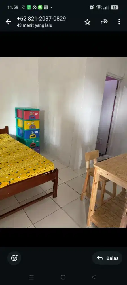 Disewakan kost khusus laki laki di kota Bogor