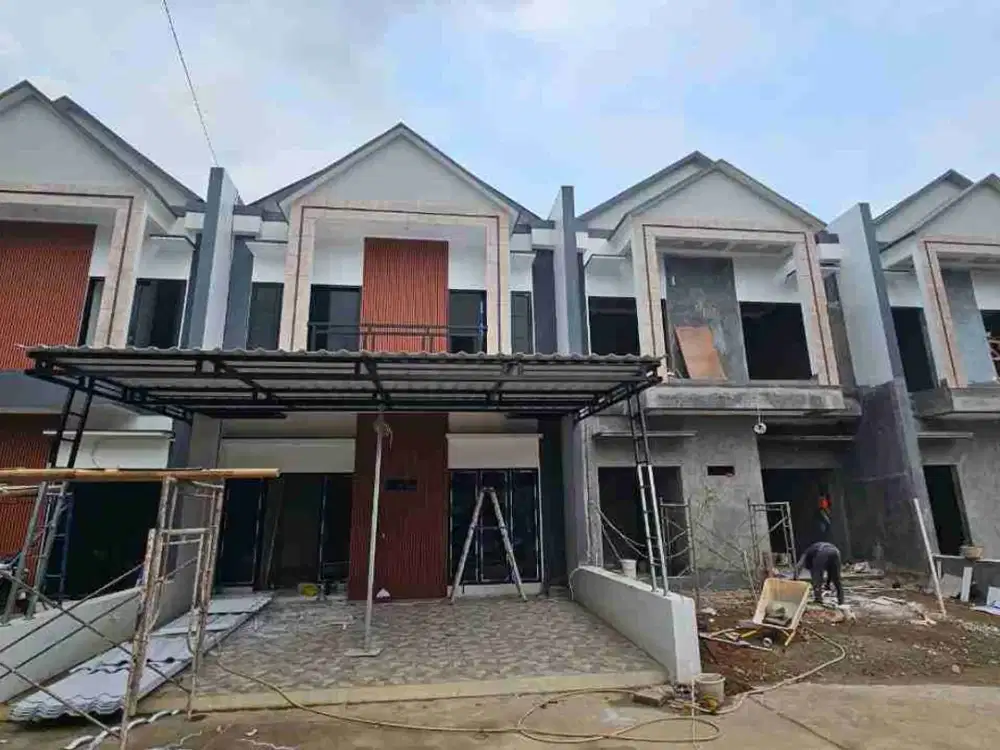 CLUSTER BARU SIAP HUNI 2 LANTAI READY STOCK, LOKASI STRATEGIS 5 MENIT KE EXIT TOL BAMBU APUS