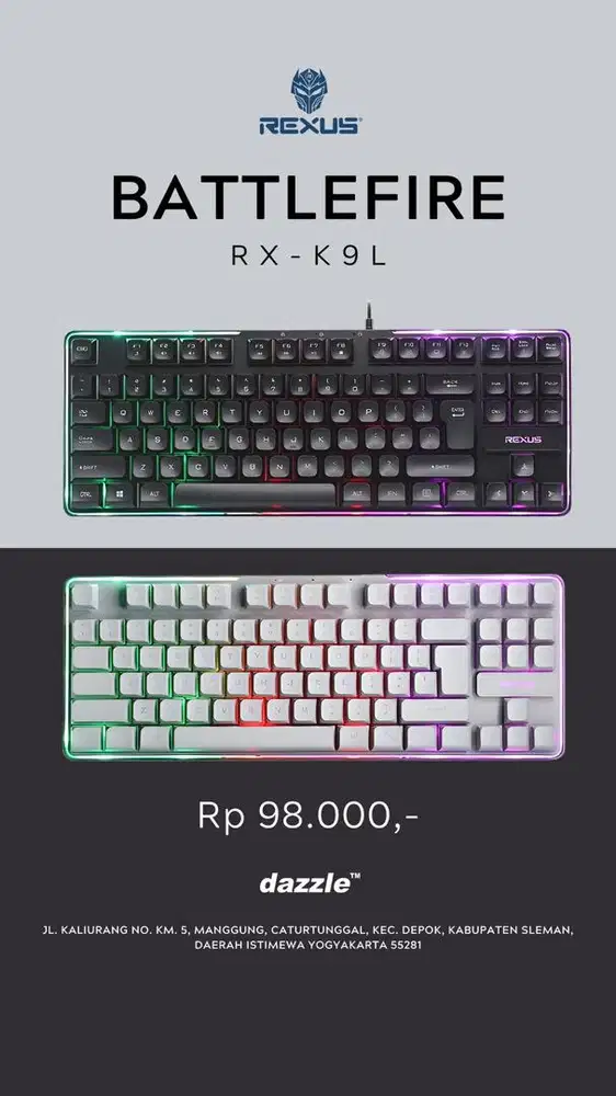 Keyboard Gaming Rexus K9L