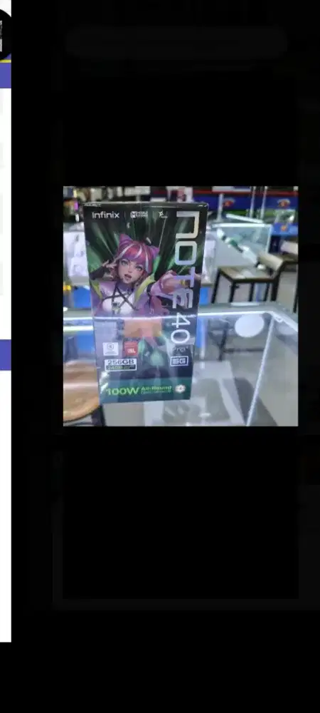 Infinix note 40 pro plus 5G ram 12gb layar lengkung wireless charger