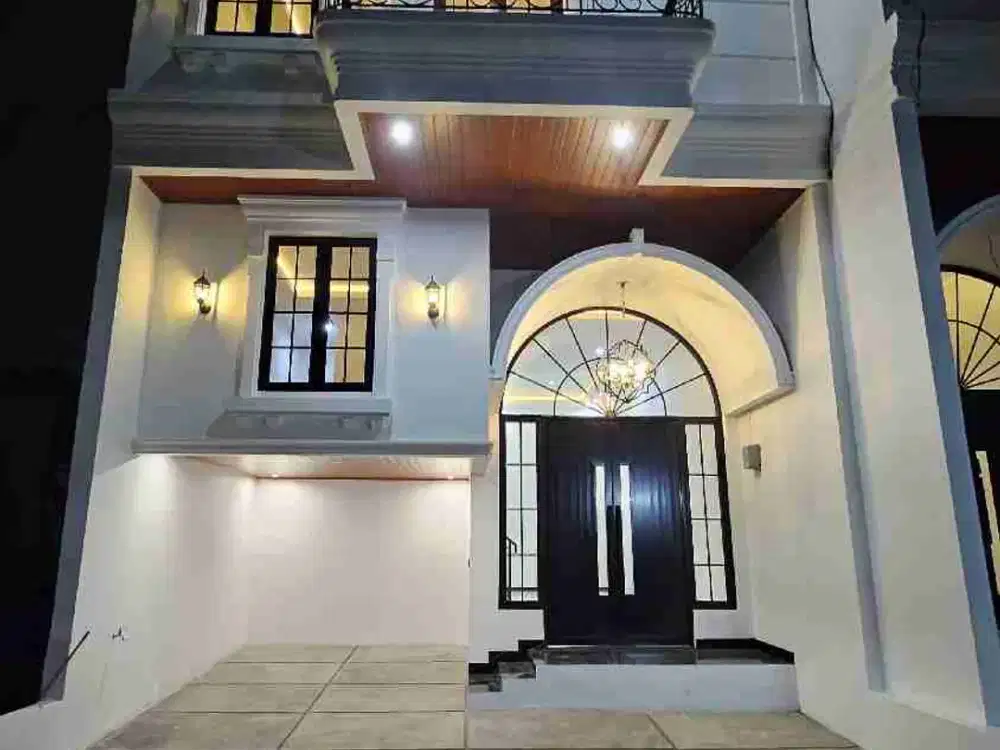 di jual rumah baru konsep Eropah siap huni di kranggan bekasi
