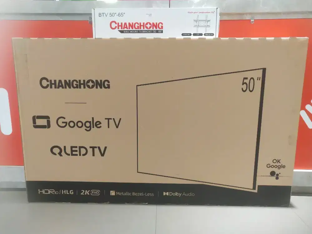 TV ChangHong 50inch Google TV, Bisa Cicilan Pakai Homecredit