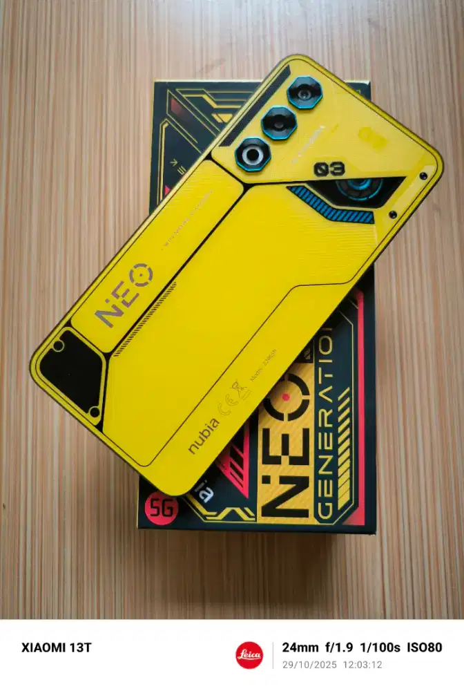 nubia neo 3 gt 5g ram 8+12gb internal 256gb masi garansi
