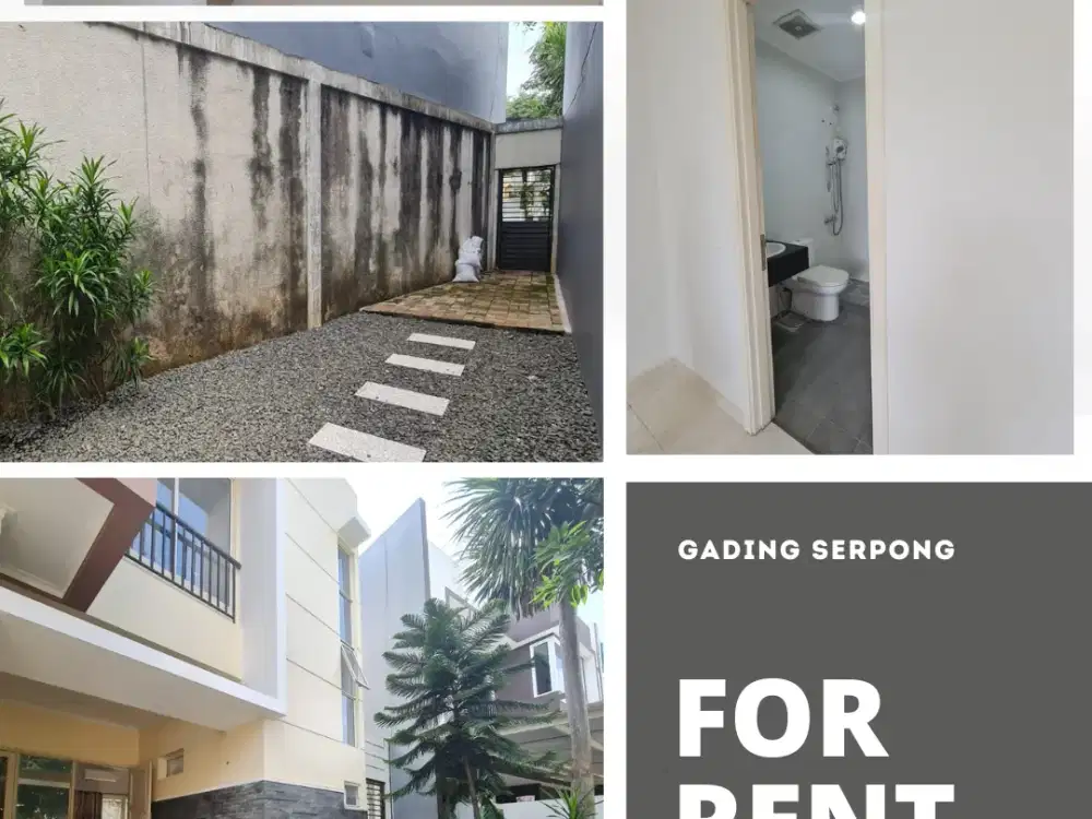 Disewa Rumah Baru renovasi! Canary - Spring - Gading serpong