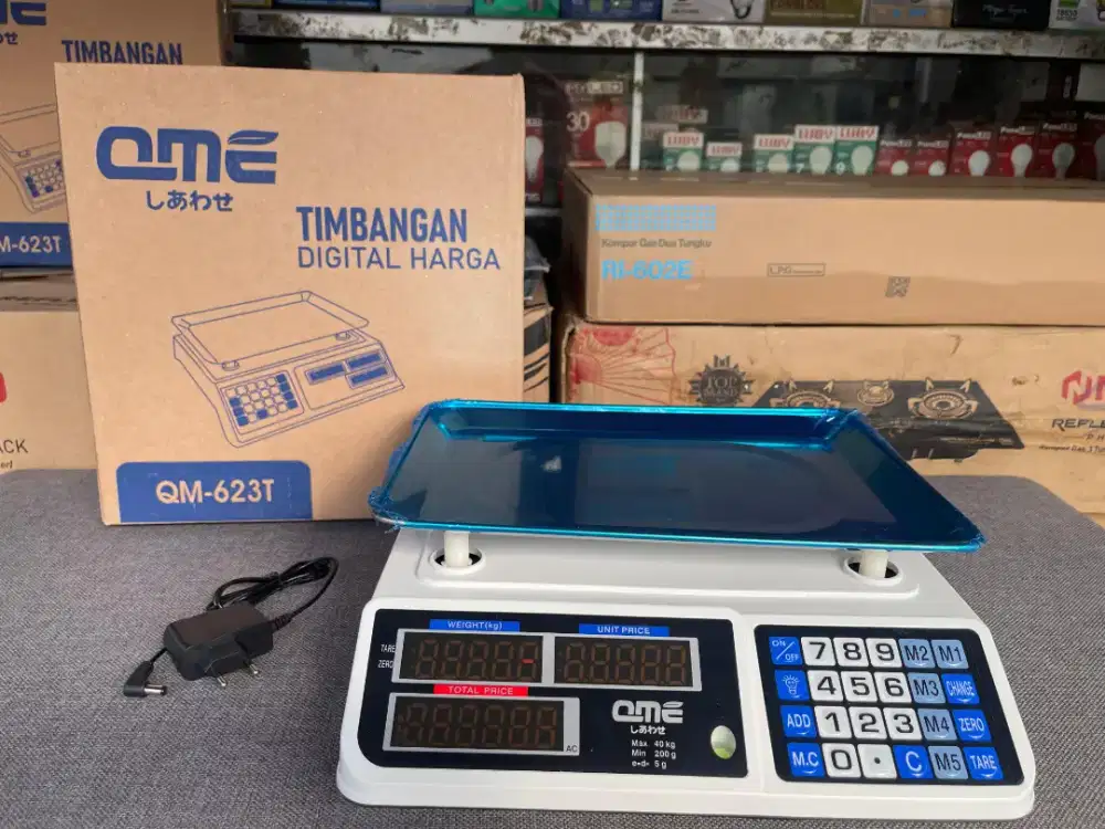 Baru merk QME timbangan buah digital harga max 40 kg