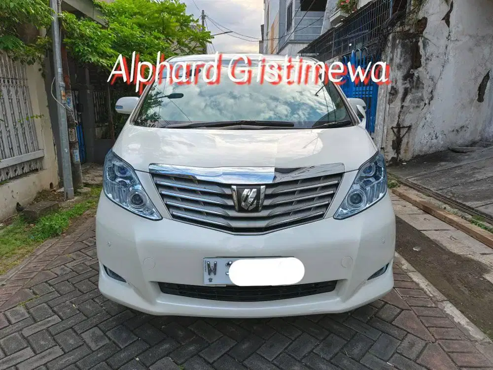 Toyota ALPHARD 2009 pmk 2010 matic automatic At Alpard alpad alpat G