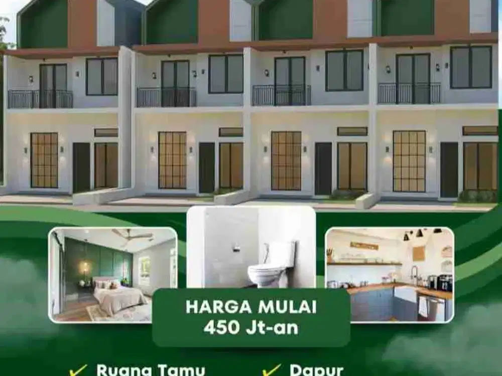 Dijual Rumah Cluster Murah Strategis KPR Bojong Gede Depok