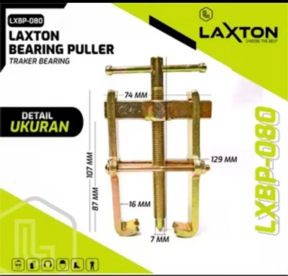 Treker bearing puller kaki 2 (40x80mm)