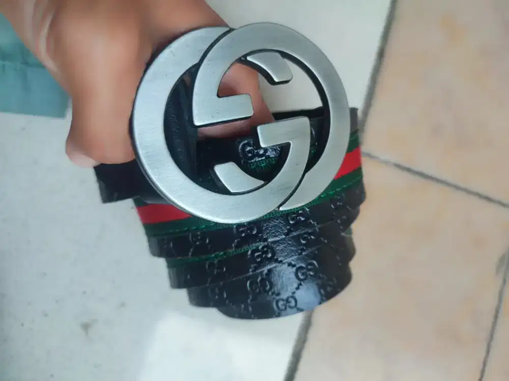 Jual aja belt leather Gucci
