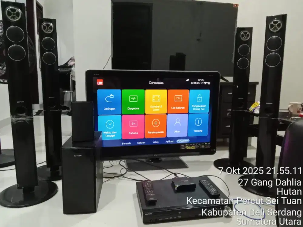 Tv LED Sharp 45+ home teater