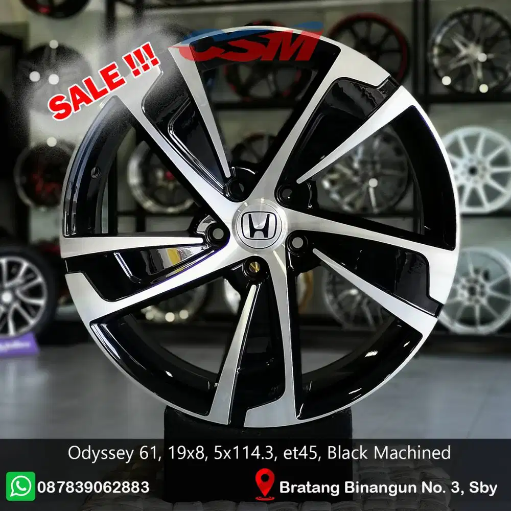 Velg Odyssey 61. R19. Utk Odyssey, CRV, HRV, Step Wagon, Civic, Accord